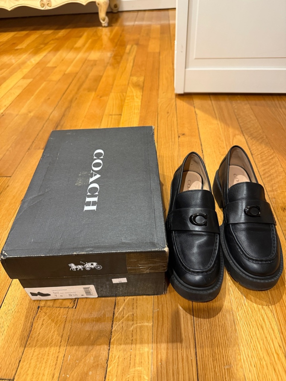Coach Leah Platform lug sole loafers - Picture 8 of 8